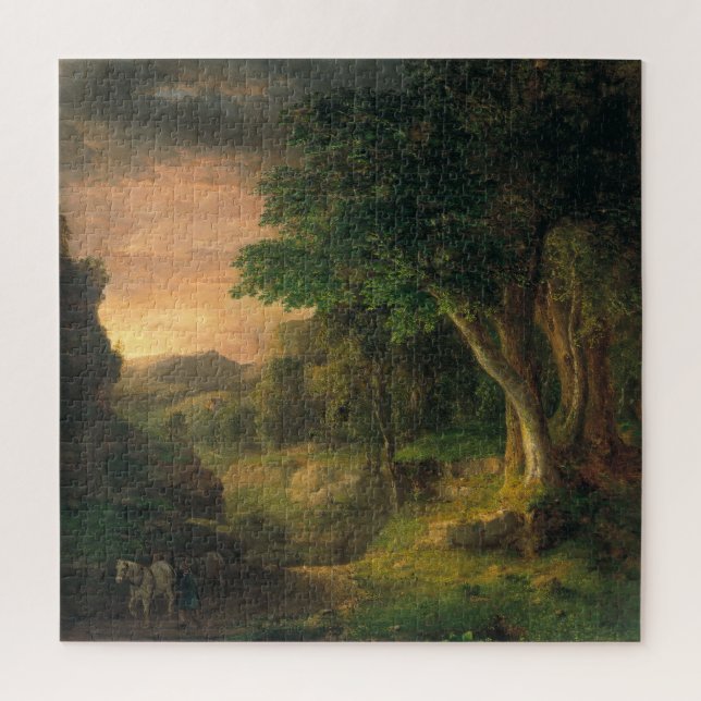 Quebra-cabeça Paisagem "George Inness" (Vertical)