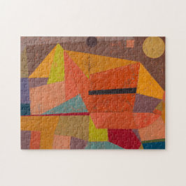 Quebra-cabeça Paisagem Joyful Mountain por Paul Klee