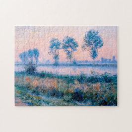 Quebra-cabeça Paisagem no final do Verão pelo rio Havel