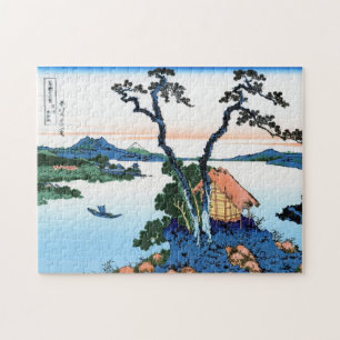 Quebra-cabeça Paisagem oriental legal da opinião de Hokusai Fuj