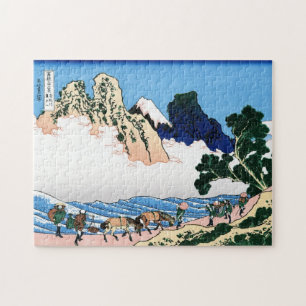 Quebra-cabeça Paisagem oriental legal da opinião de Hokusai Fuj