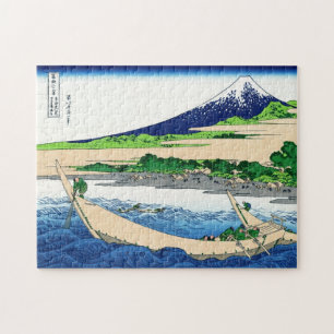 Quebra-cabeça Paisagem oriental legal da opinião de Hokusai Fuj