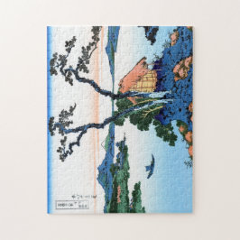 Quebra-cabeça Paisagem oriental legal da opinião de Hokusai Fuji