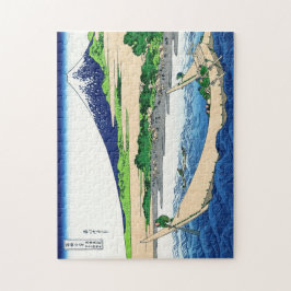 Quebra-cabeça Paisagem oriental legal da opinião de Hokusai Fuji