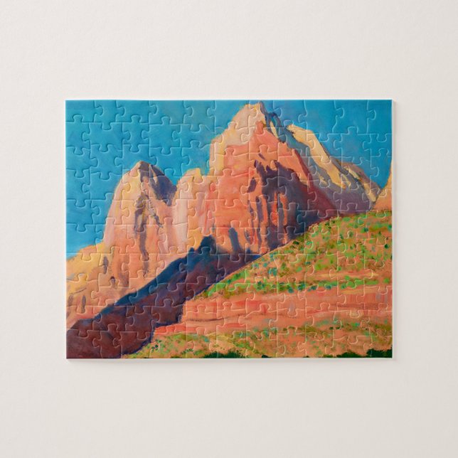 Quebra-cabeça Paisagem, Parque Nacional do Zion, por Maynard Dix (Horizontal)