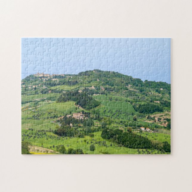 Quebra-cabeça Paisagem típica da Toscana com Colinas - Itália (Horizontal)