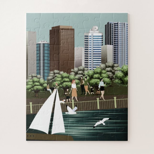 Quebra-cabeça Paisagem urbana (Vertical)