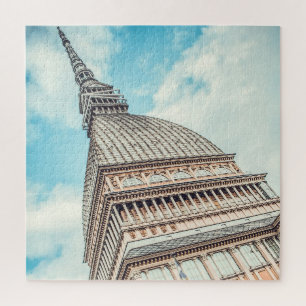 Quebra-cabeça paisagem urbana de Mole Antonelliana, Turim, Itáli