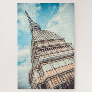Quebra-cabeça paisagem urbana de Mole Antonelliana, Turim, Itáli