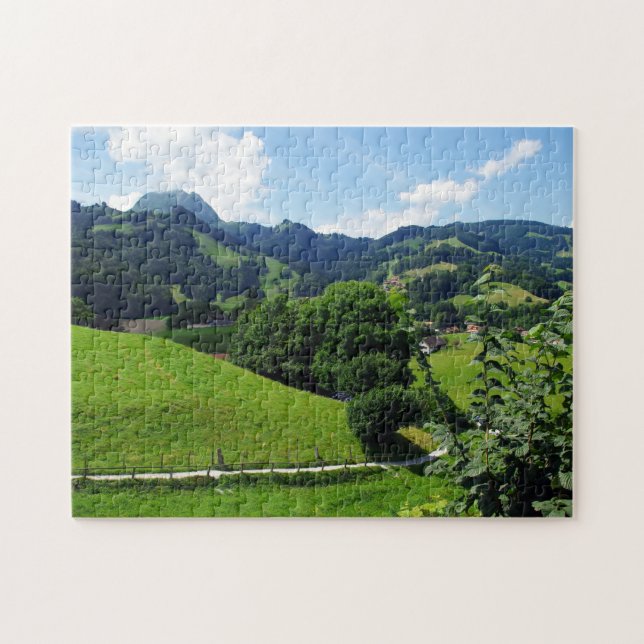 Quebra-cabeça Paisagem verde (Horizontal)