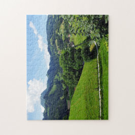 Quebra-cabeça Paisagem verde