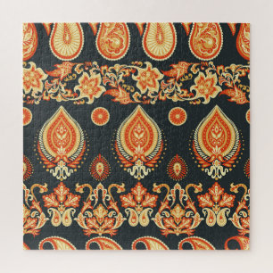 Quebra-cabeça Paisley Floral: Oriental Ethnic Sem Selo