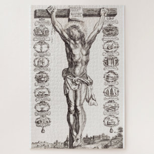 Quebra-cabeça Paixão de Jesus crucificação de Cristo