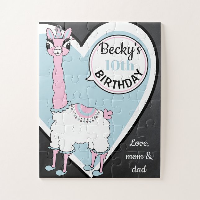 Quebra-cabeça Pajama Llama (Vertical)