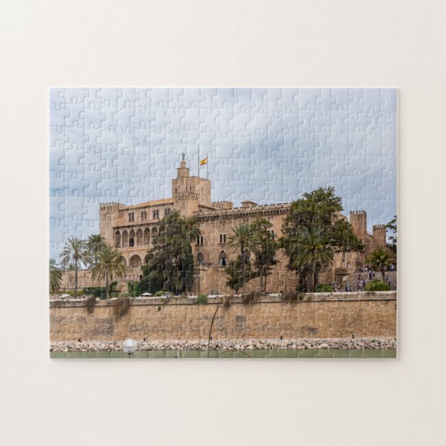 Quebra-cabeça Palácio Almudaina em Palma de Maiorca, Espanha (Horizontal)