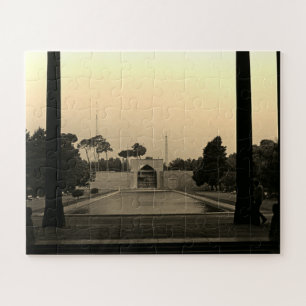 Quebra-cabeça Palácio Chehel Sotun em Isfahan, Irã 1970