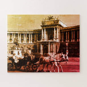 Quebra-cabeça Palácio de Hofburg Viena Áustria Vintage