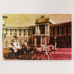 Quebra-cabeça Palácio de Hofburg Viena Áustria Vintage