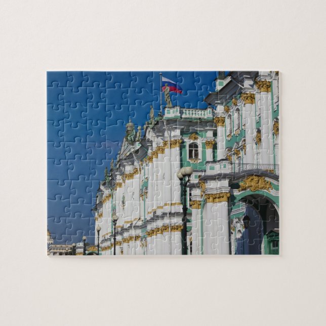 Quebra-cabeça Palácio de Inverno e Museu Hermitage (Horizontal)