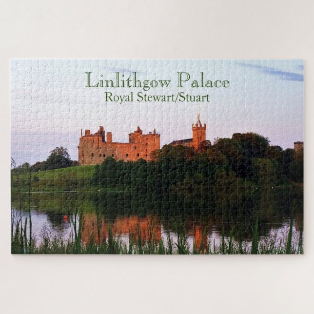 Quebra-cabeça Palácio de Linthgow escocês Royal Stewart Quebra-c (Horizontal)