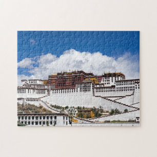 Quebra-cabeça Palácio de Potala em Lhasa - Tibete, Himalaia, Á