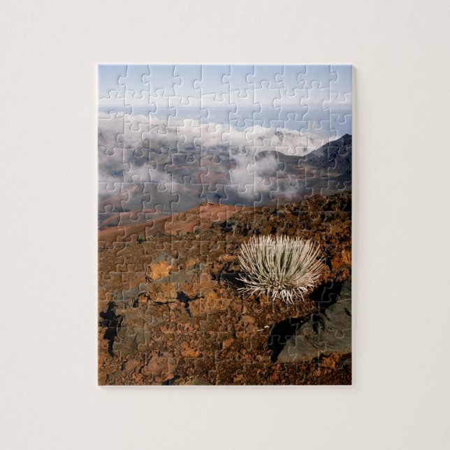 Quebra-cabeça Palavra-de-prata sobre a cratera de Haleakala, per (Vertical)