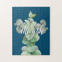 Palavras Motivacionais Borboleta Eucalipto Aquarel