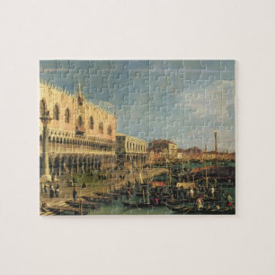 Quebra-cabeça Palazzo Ducale e o degli Schiavoni de Riva, Venic