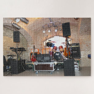 quebra-cabeça palco banda