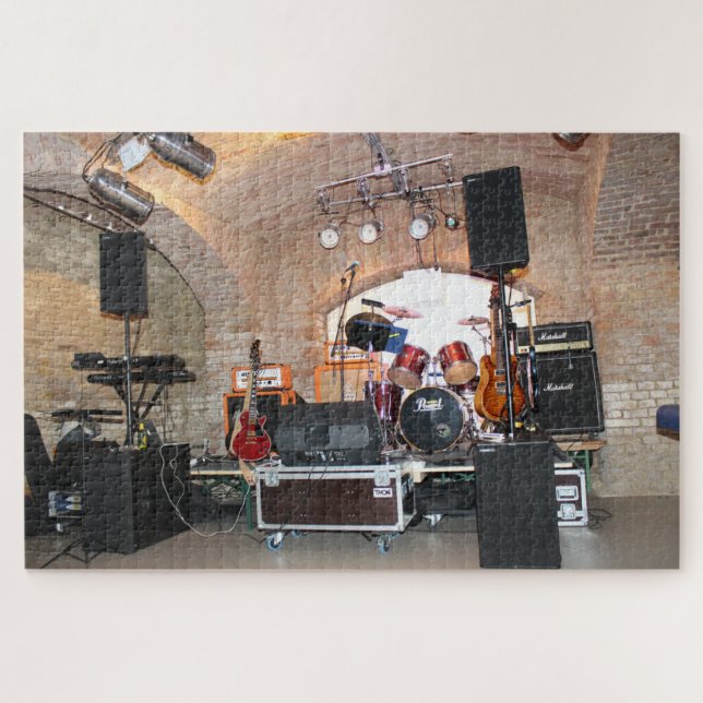quebra-cabeça palco banda (Horizontal)