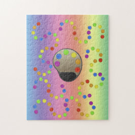 Quebra-cabeça - Paleta de pintura