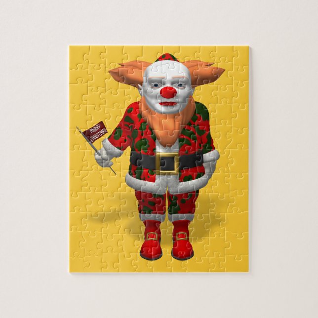 Quebra-cabeça Palhaço Santa Claus (Vertical)