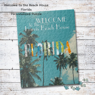 Quebra-cabeça Palm Tree Florida Beach House