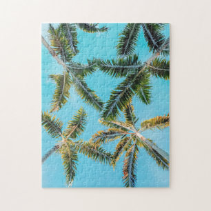 Quebra-cabeça Palm Tree Sky