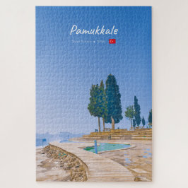 Quebra-cabeça Pamukkale, Turquia - Piscinas Termais