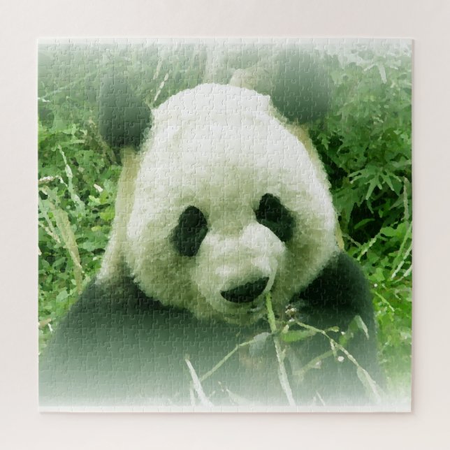 Quebra-cabeça Panda - Arte Animal (Vertical)