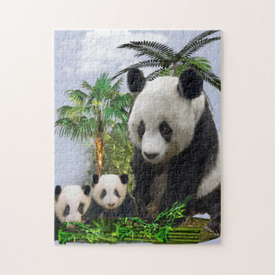 Quebra-cabeça Panda Bears
