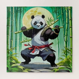 Quebra-cabeça Panda de Artes Marciais