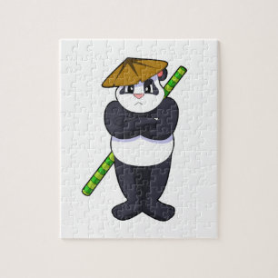 Quebra-cabeça Panda no Stick briga Artes Marciais.PNG