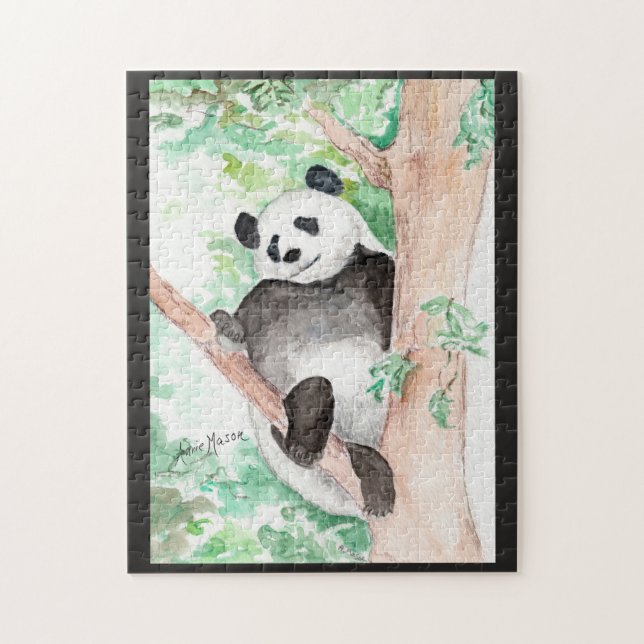 Quebra-cabeça Panda, Saindo (Vertical)