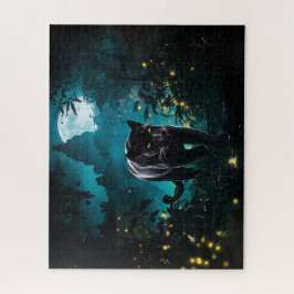 Quebra-cabeça Pantera Negra Prowes Sob Lua Cheia