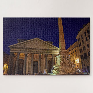 Quebra-cabeça Pantheon by Night - Roma, Itália - 20x30 - 1014 pc
