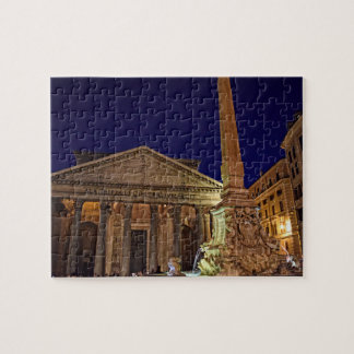Quebra-cabeça Pantheon by Night - Roma, Itália - 8x10 - 110 pcs