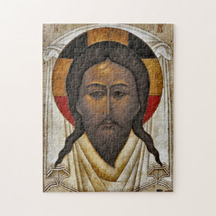 Quebra-cabeça Pantocrator do Ícone Cristão Ortodoxo Bizantino