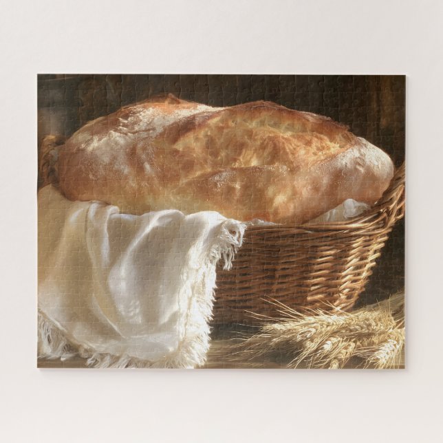 Quebra-cabeça Pão Fresco Assado (Horizontal)