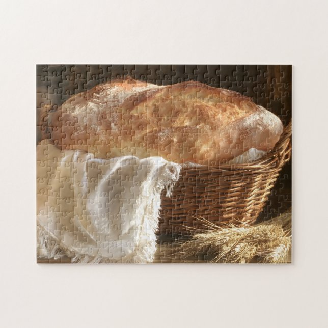 Quebra-cabeça Pão Fresco Assado (Horizontal)