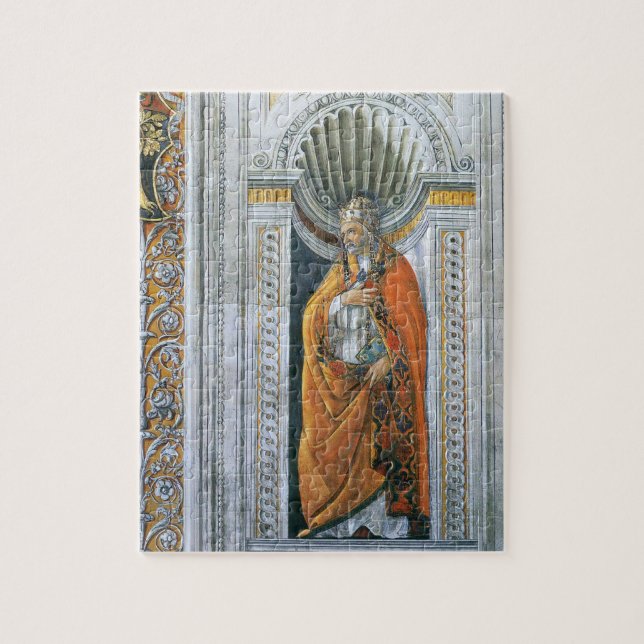 Quebra-cabeça Papa São Sixto II por Sandro Botticelli (Vertical)