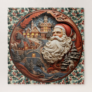 Quebra-cabeça Papai noel 3D
