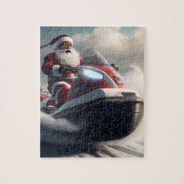 QUEBRA-CABEÇA PAPAI NOEL CHRISTMAS SNOWMOBILE JIGSAW (Vertical)