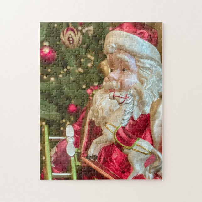 Quebra-cabeça Papai Noel está chegando à cidade - 11x14 - 252 pc (Vertical)